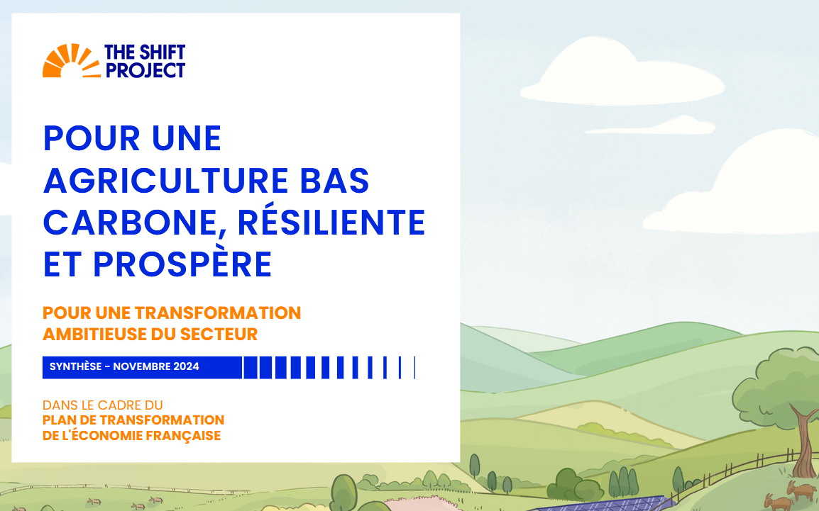 The Shift Project - agriculture