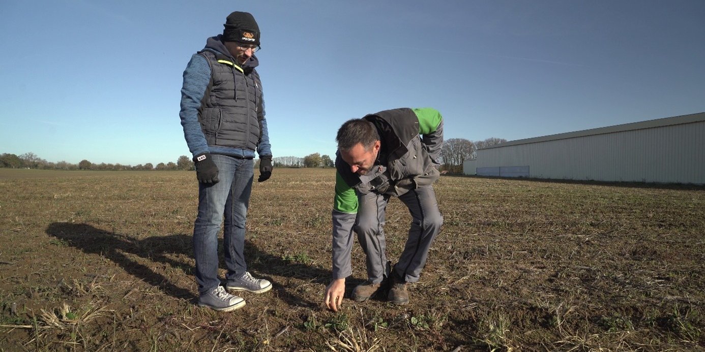 Mathieu Guilbot et son conseiller Agripartner