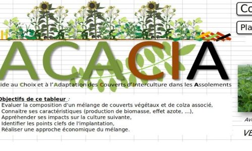 Aide à la construction des couverts et associations