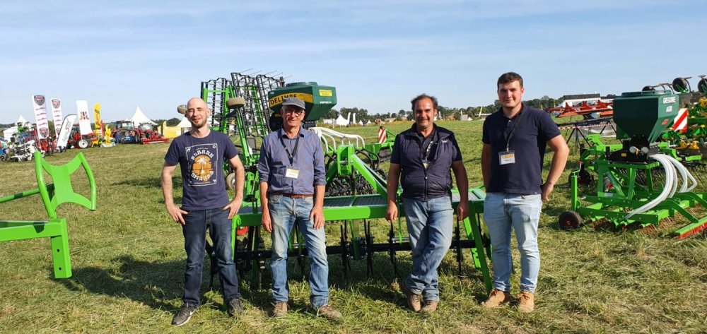 L'équipe Grégoire-agri au salon bio à Retiers (35)
