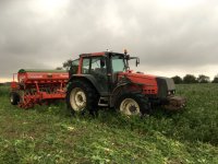 Semis direct de céréales dans les couvert avec le semoir Diretta Corsa
