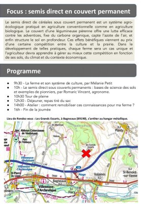 Non-labour et semis direct dans des légumineuses pérennes