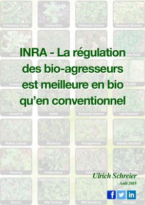 Inra - La régulation des bio-agresseurs est meilleure en bio qu'en conventionnel