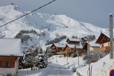 Village de la Toussuire, décembre 2013.