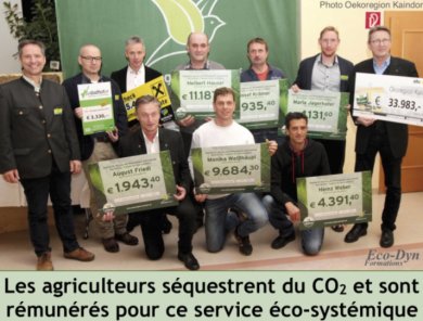 Rémunération des agriculteurs autrichiens pour le stockage du C